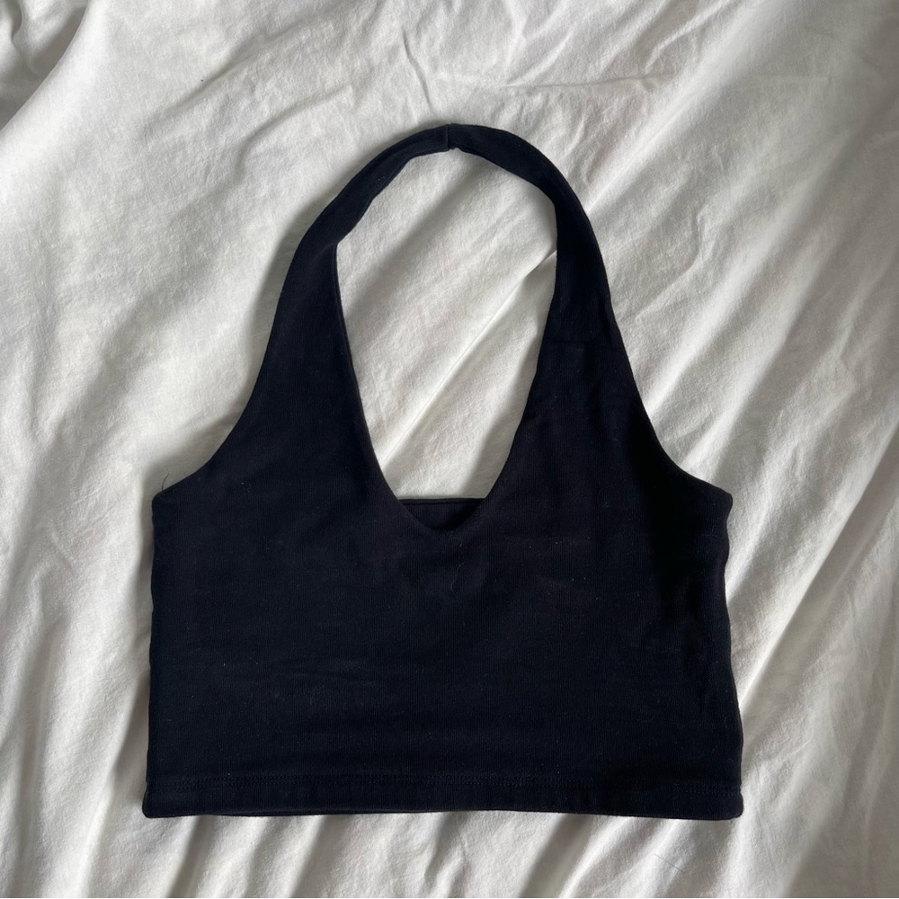 Brandy Melville black halter top